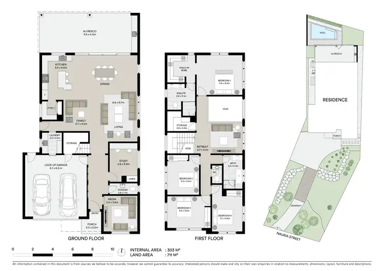Floorplan of Homely house listing, 6 Nauria Street, Fig Tree Pocket QLD 4069