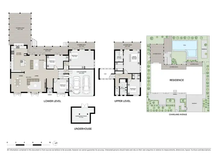 Floorplan of Homely house listing, 8 Charlane Avenue, Indooroopilly QLD 4068