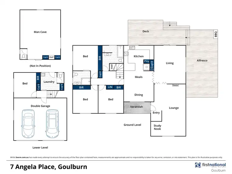 Floorplan of Homely house listing, 7 Angela Place, Goulburn NSW 2580