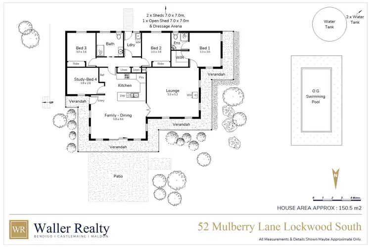 Floorplan of Homely house listing, 52 Mulberry Lane, Lockwood South VIC 3551