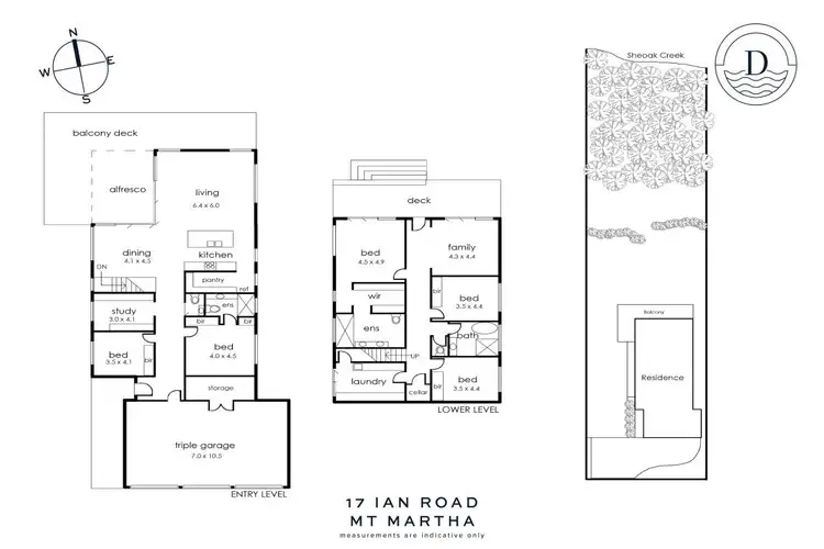 Floorplan of Homely house listing, 17 Ian Road, Mount Martha VIC 3934