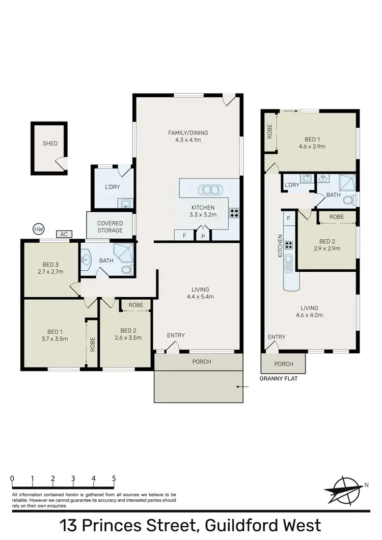 Floorplan of Homely house listing, 13 Princes Street, Guildford NSW 2161