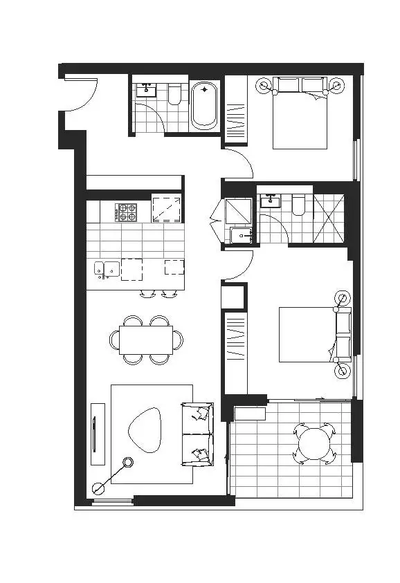 Floorplan of Homely apartment listing, 622/10 Village Place, Kirrawee NSW 2232