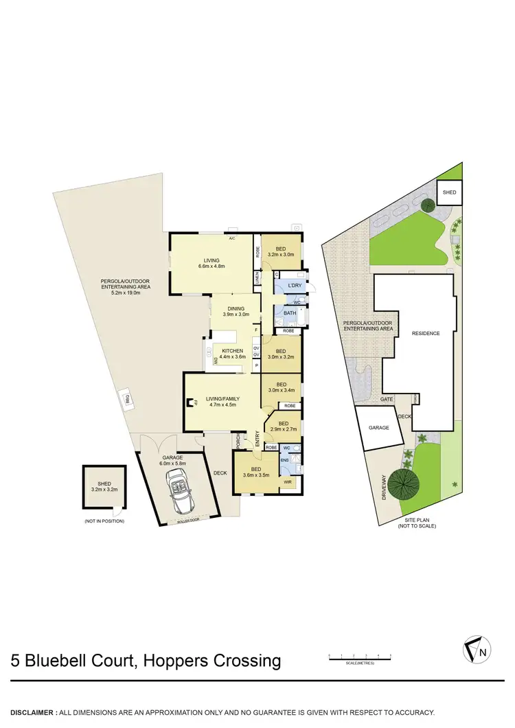 Floorplan of Homely house listing, 5 Bluebell Court, Hoppers Crossing VIC 3029