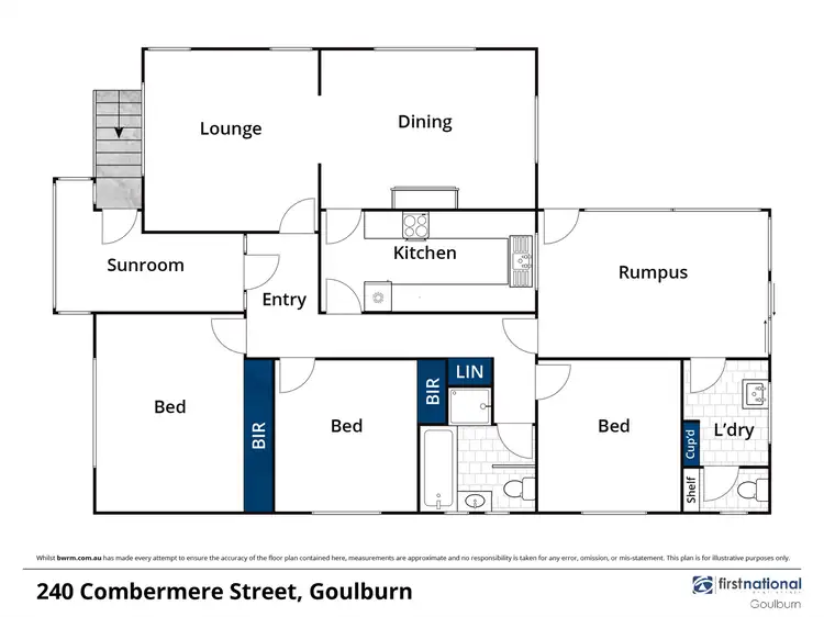 Floorplan of Homely house listing, 240 Combermere Street, Goulburn NSW 2580
