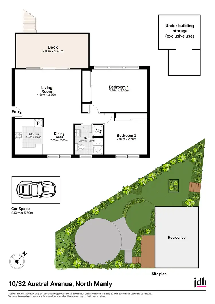 Floorplan of Homely apartment listing, 10/32 Austral Avenue, North Manly NSW 2100