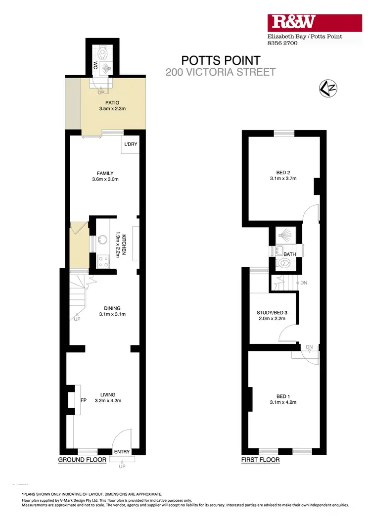 Floorplan of Homely terrace listing, 200 Victoria Street, Potts Point NSW 2011