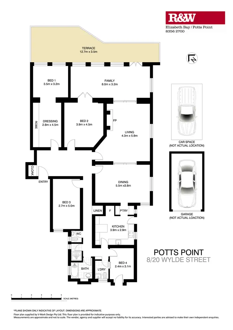 Floorplan of Homely apartment listing, 8/20 Wylde Street, Potts Point NSW 2011