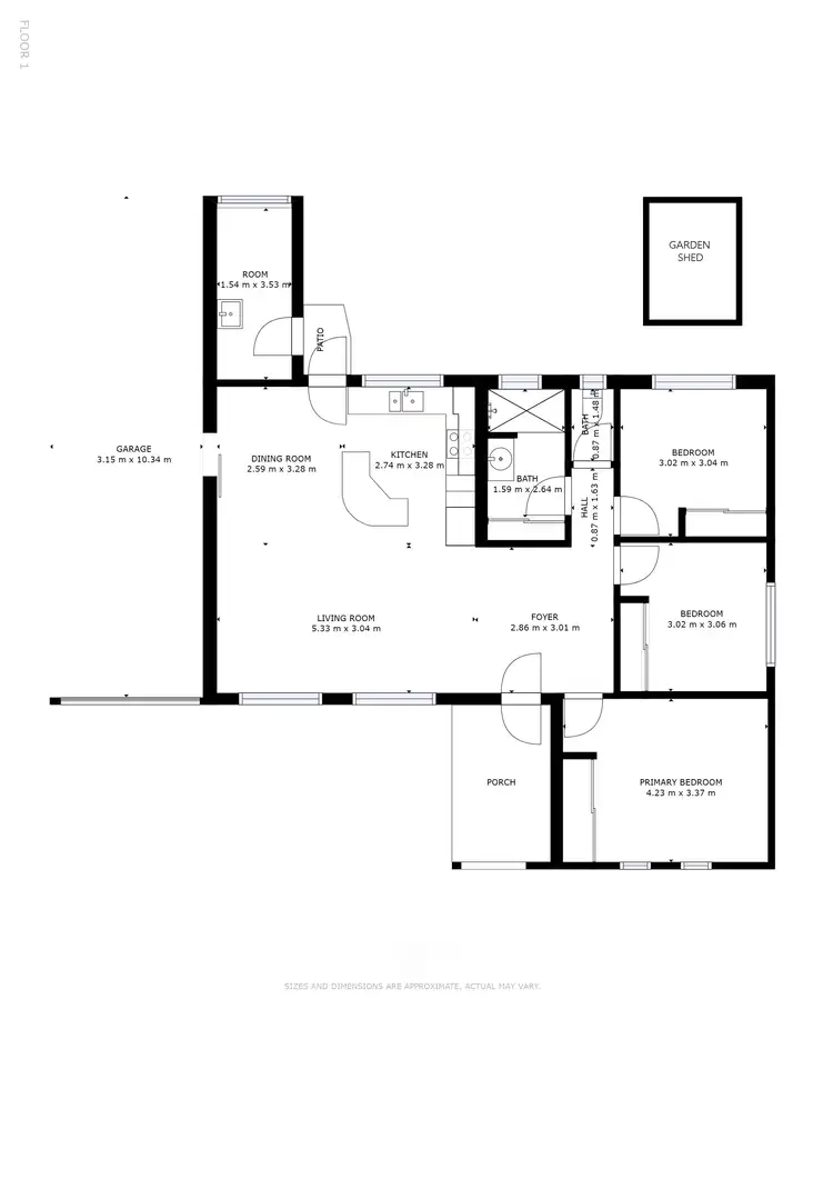Floorplan of Homely house listing, 3 Prescott Street, Whitfield QLD 4870