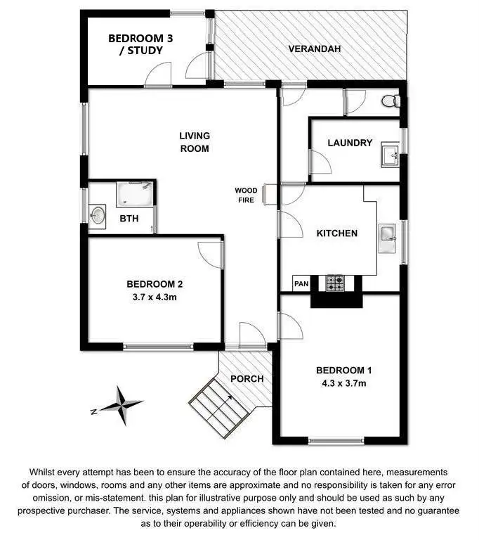 Floorplan of Homely house listing, 8 Chauvel Street, Mount Gambier SA 5290