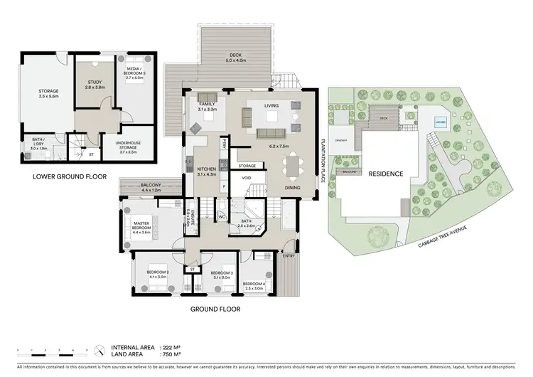 Floorplan of Homely house listing, 22 Cabbage Tree Avenue, Avoca Beach NSW 2251
