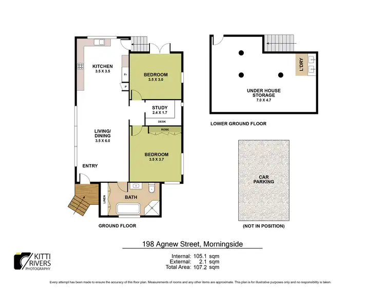 Floorplan of Homely house listing, 198 Agnew Street, Morningside QLD 4170