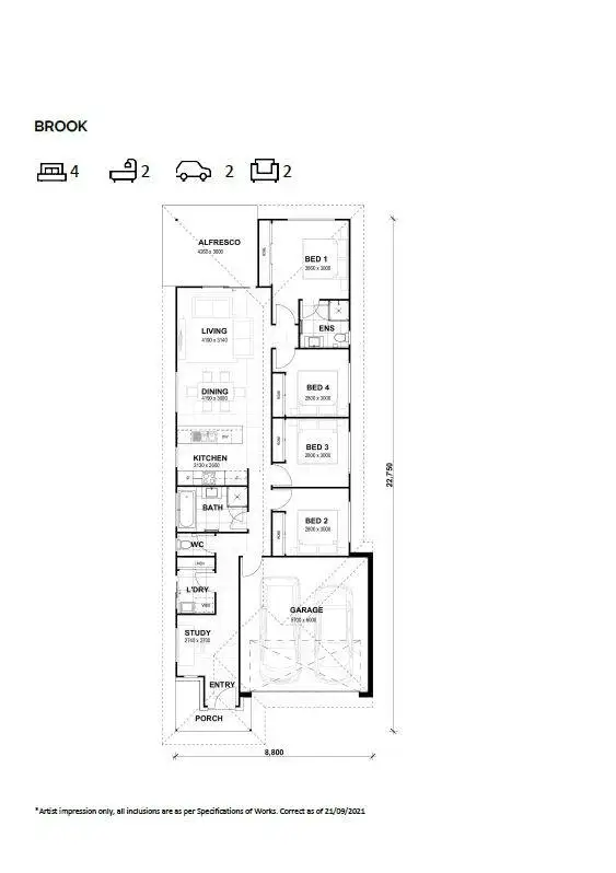 Floorplan of Homely house listing, 163 Middleton Park, Logan Reserve QLD 4133