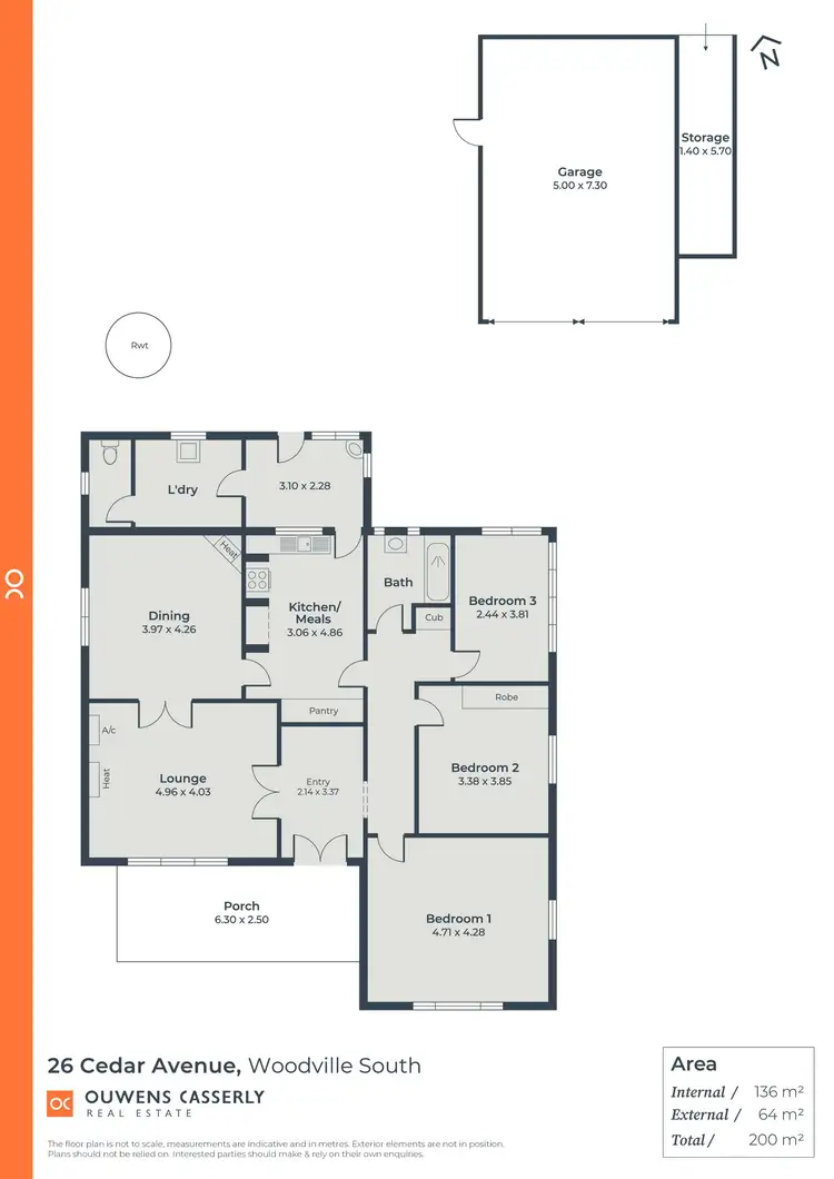 Floorplan of Homely house listing, 26 Cedar Avenue, Woodville South SA 5011