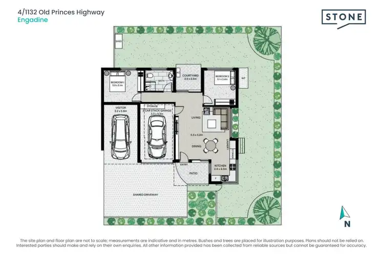 Floorplan of Homely villa listing, 4/1132 Old Princes Highway, Engadine NSW 2233