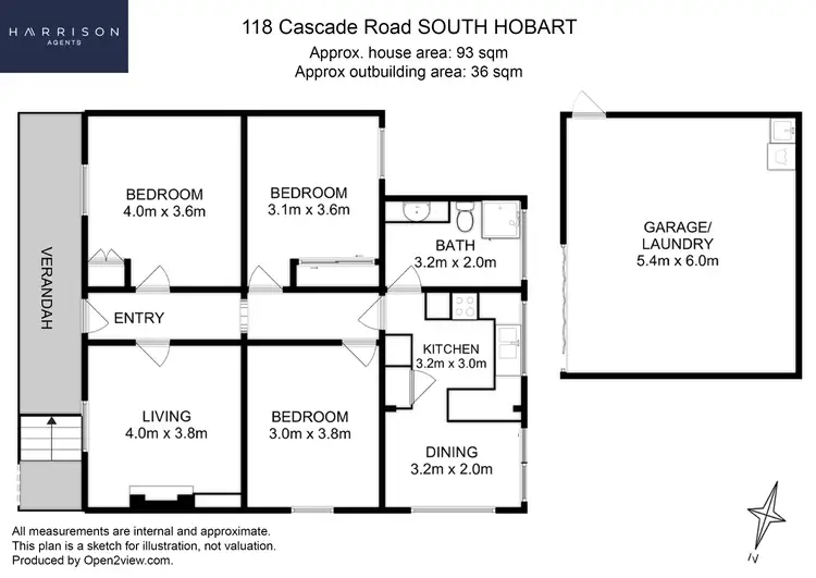Floorplan of Homely house listing, 118 Cascade Road, South Hobart TAS 7004