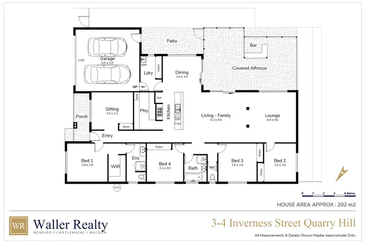 Floorplan of Homely house listing, 3-4 Inverness Court, Quarry Hill VIC 3550
