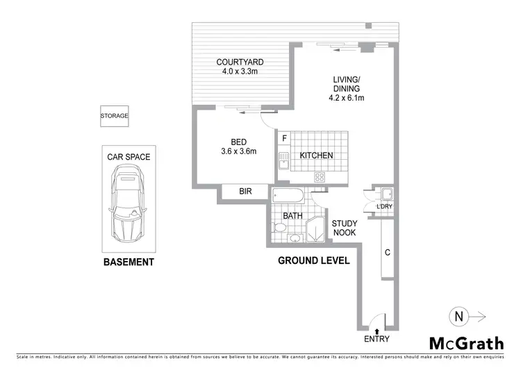 Floorplan of Homely apartment listing, 66/5-15 Balmoral Street, Waitara NSW 2077