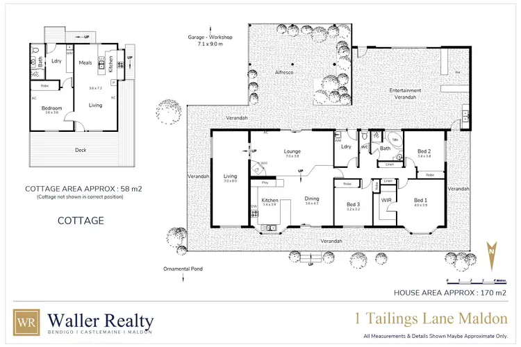 Floorplan of Homely house listing, 1 Tailings Lane, Maldon VIC 3463