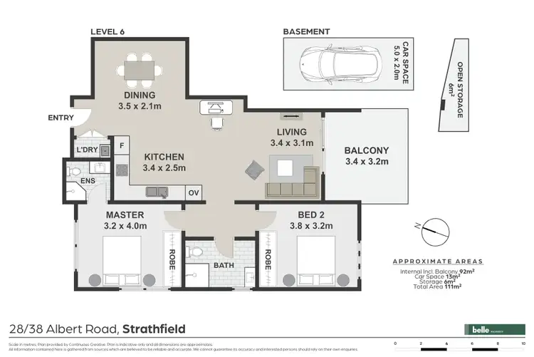 Floorplan of Homely apartment listing, 28/38-40 Albert Road, Strathfield NSW 2135