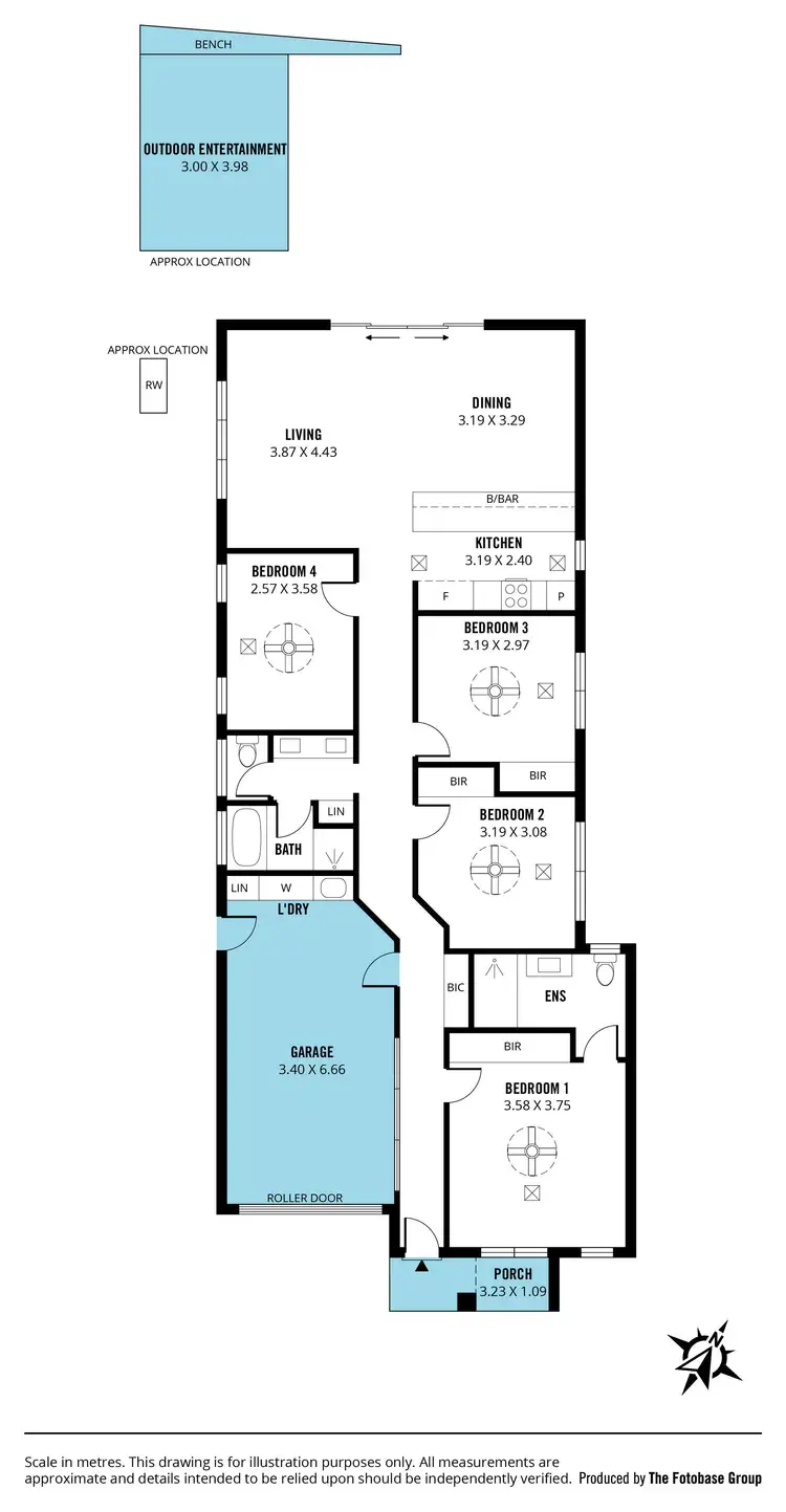 Floorplan of Homely house listing, 43a Tingira Drive, O'sullivan Beach SA 5166