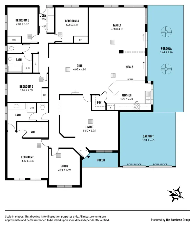 Floorplan of Homely house listing, 10 Philipson Crescent, Sheidow Park SA 5158