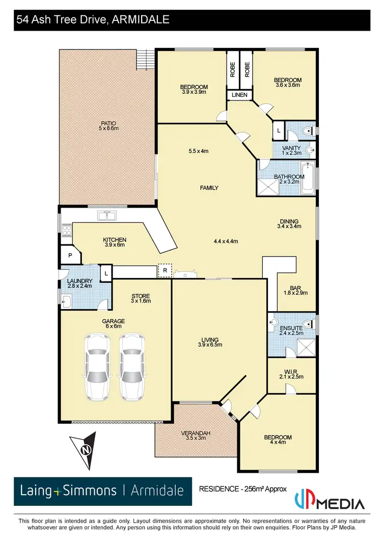 Floorplan of Homely house listing, 54 Ash Tree Drive, Armidale NSW 2350