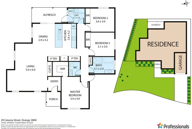 Floorplan of Homely house listing, 29 Catania Street, Orange NSW 2800