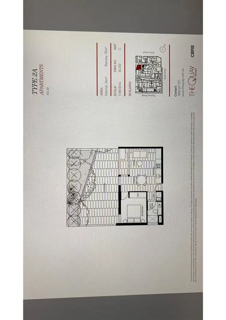Floorplan of Homely apartment listing, 110/33 Ultimo Road, Haymarket NSW 2000