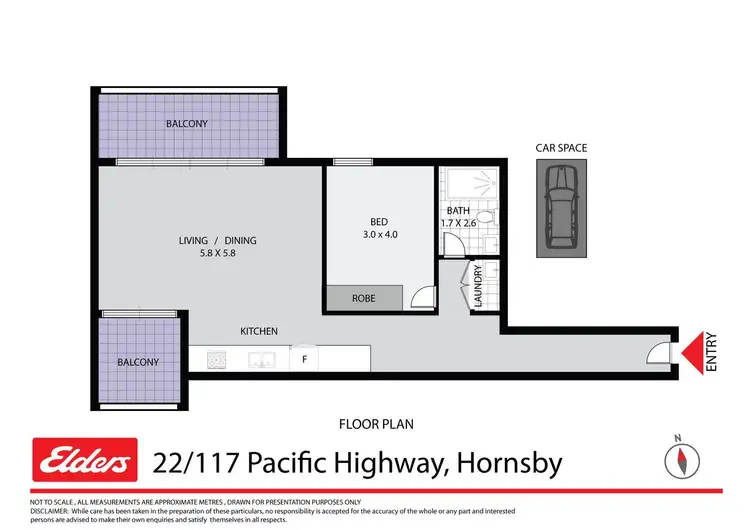 Floorplan of Homely apartment listing, Address available on request