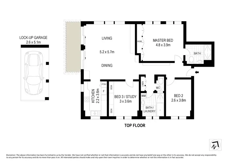 Floorplan of Homely apartment listing, 18/49 Osborne Road, Manly NSW 2095