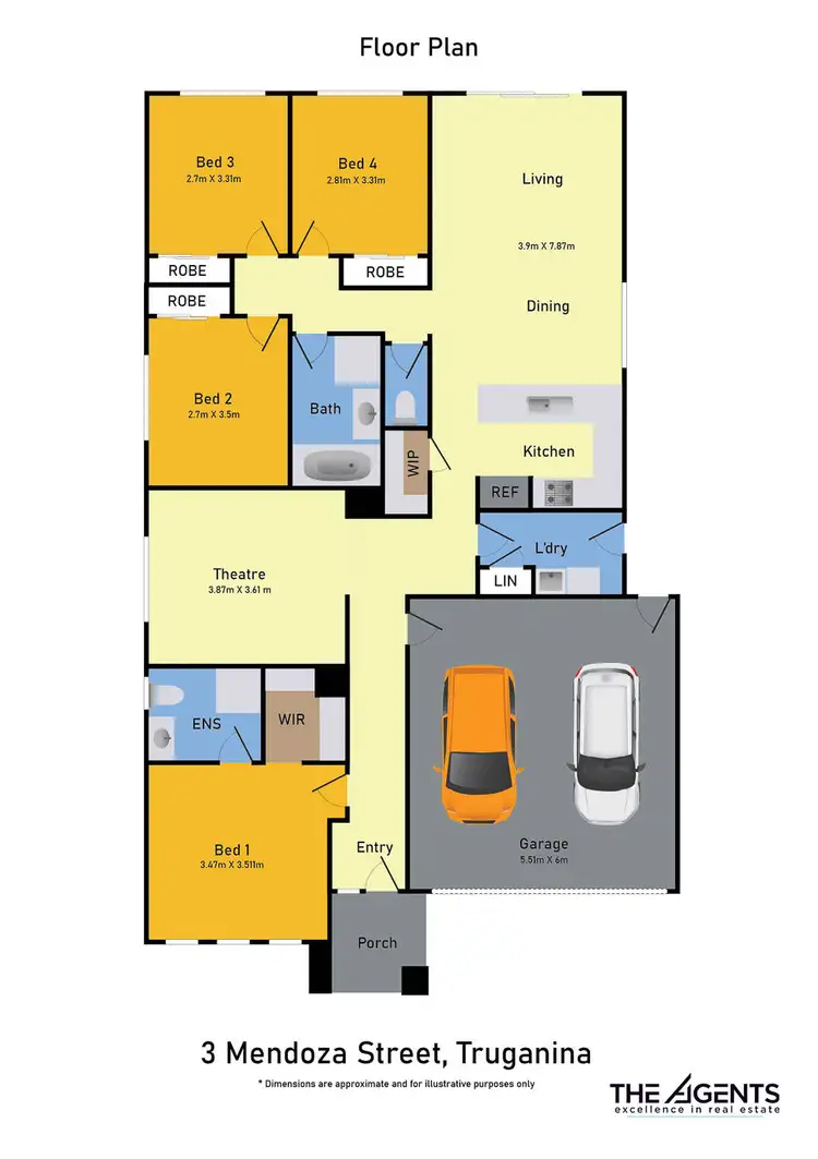Floorplan of Homely house listing, 3 Mendoza Street, Truganina VIC 3029