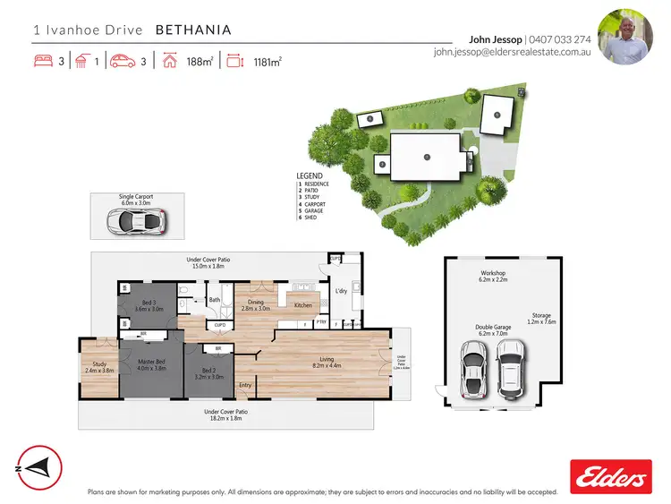 Floorplan of Homely house listing, 1 Ivanhoe Drive, Bethania QLD 4205