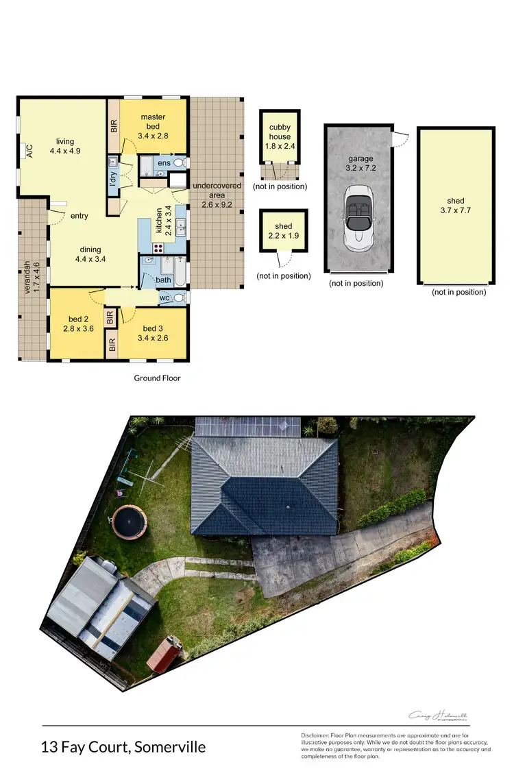 Floorplan of Homely house listing, 13 Fay Court, Somerville VIC 3912