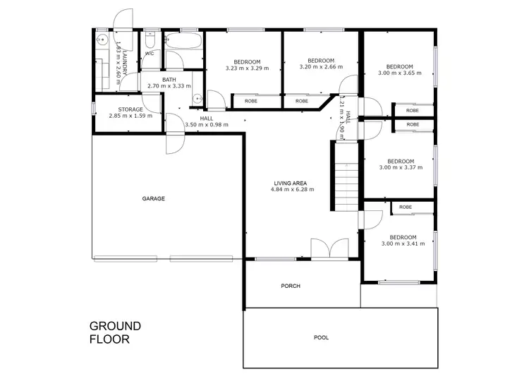 Floorplan of Homely house listing, 20 Cambanora Place, Mooroobool QLD 4870