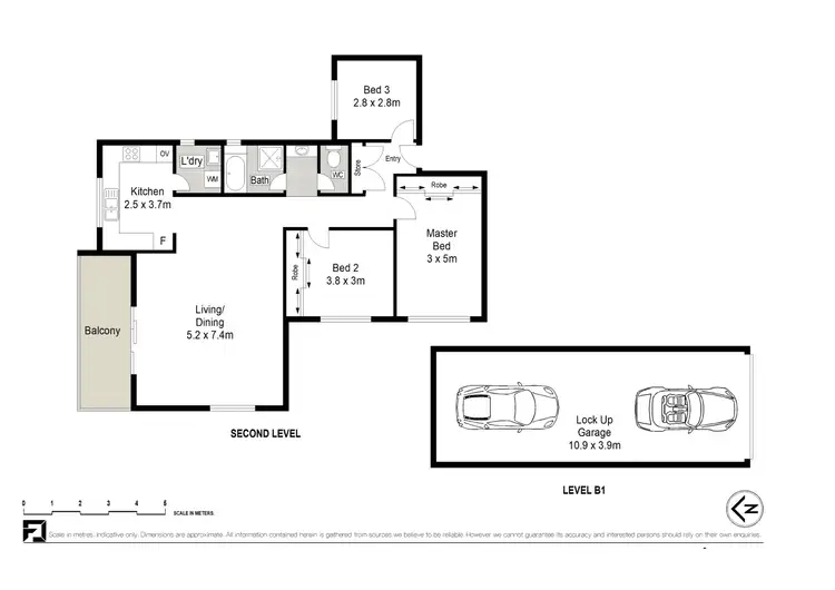 Floorplan of Homely apartment listing, 6/102-106 Flora Street, Sutherland NSW 2232