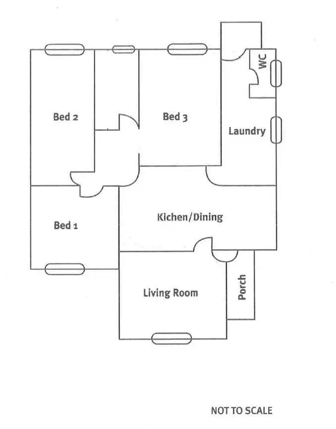 Floorplan of Homely semi-detached listing, 19 Booth Street, Whyalla Stuart SA 5608