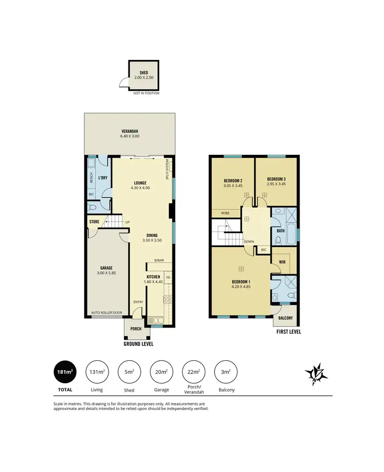 Floorplan of Homely townhouse listing, 79 Lyons Road, Windsor Gardens SA 5087