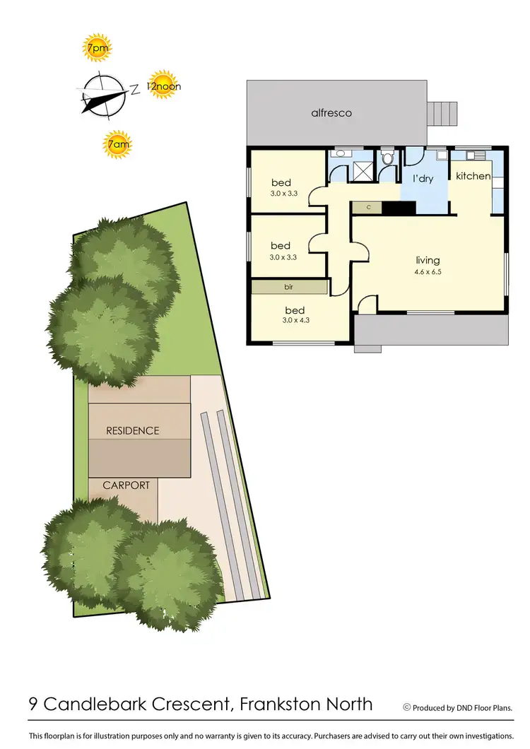 Floorplan of Homely house listing, 9 Candlebark Crescent, Frankston North VIC 3200