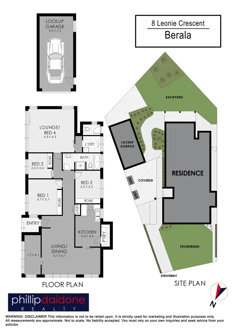Floorplan of Homely house listing, 8 Leonie Crescent, Berala NSW 2141