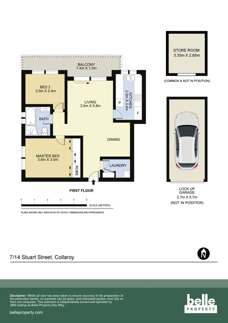 Floorplan of Homely apartment listing, 7/14-16 Stuart Street, Collaroy NSW 2097
