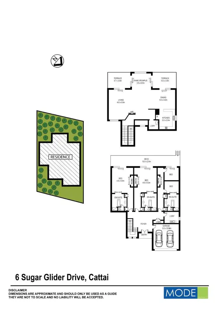 Floorplan of Homely house listing, 6 Sugar Glider Drive, Cattai NSW 2756