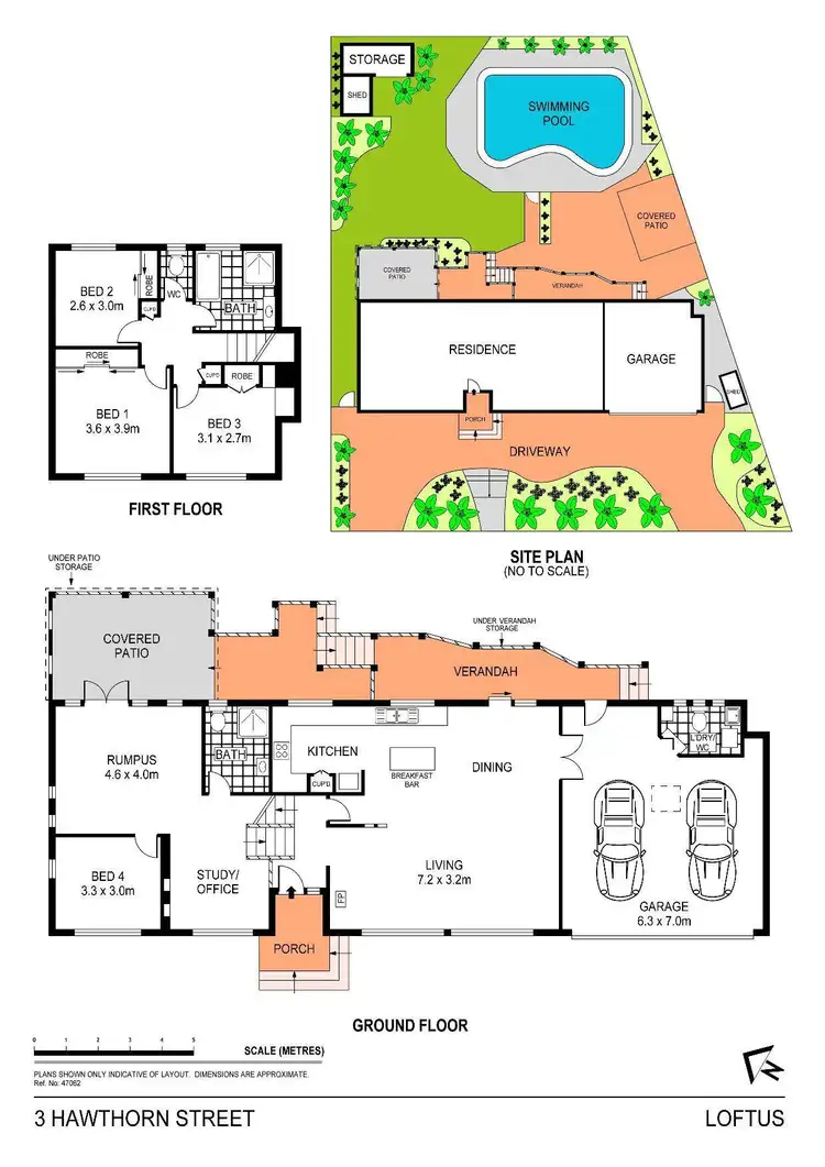Floorplan of Homely house listing, 3 Hawthorn Street, Loftus NSW 2232