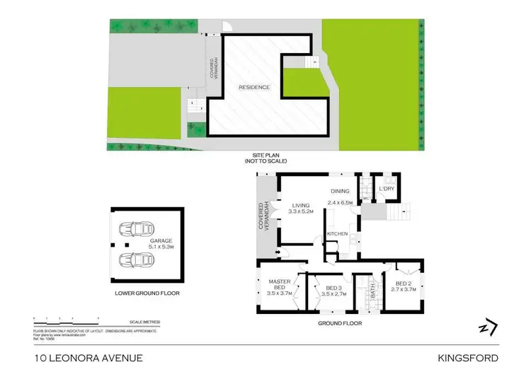 Floorplan of Homely house listing, 10 Leonora Ave, Kingsford NSW 2032