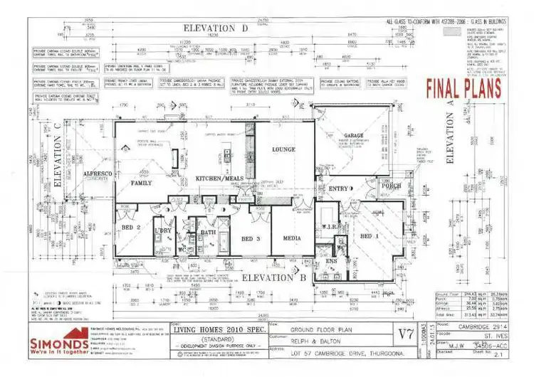 Floorplan of Homely house listing, 62 Cambridge Drive, Thurgoona NSW 2640