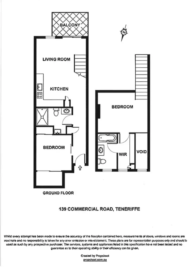Floorplan of Homely apartment listing, 188/139 Commercial Road, Teneriffe QLD 4005