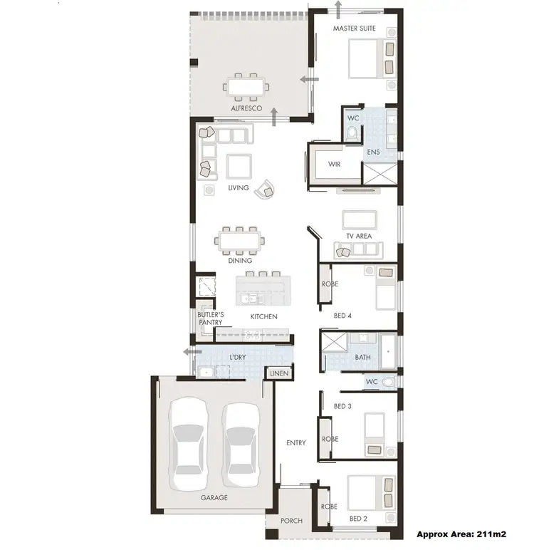 Floorplan of Homely house listing, 18 Hyssop Place, Springfield Lakes QLD 4300