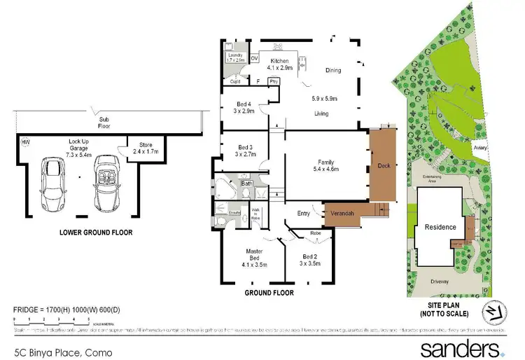 Floorplan of Homely house listing, 5C Binya Place, Como NSW 2226