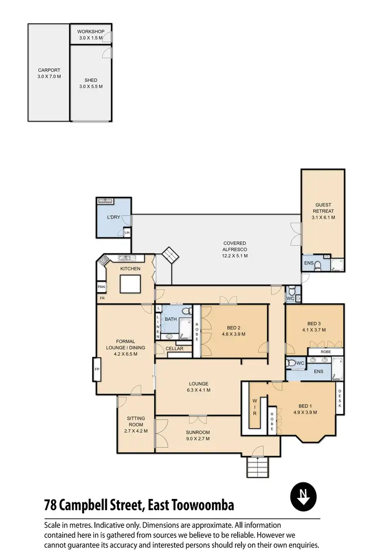 Floorplan of Homely house listing, 78 Campbell Street, East Toowoomba QLD 4350
