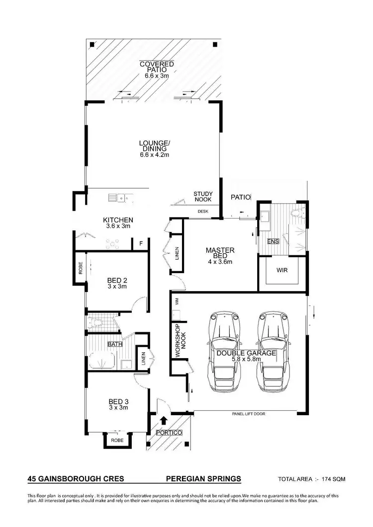 Floorplan of Homely house listing, 45 Gainsborough Crescent, Peregian Springs QLD 4573